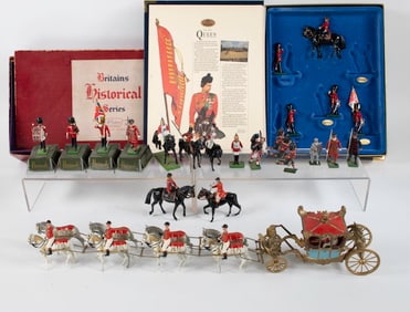 Britains Ltd. Royal Carriage w/ Horses & Other