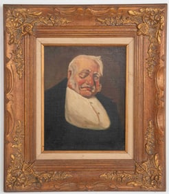 19th Century Oil on Canvas Portrait