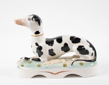Greyhound and Rabbit Statue