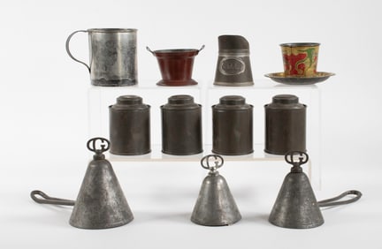 Gilchrist Ice Cream Scoops & Other Tin Items
