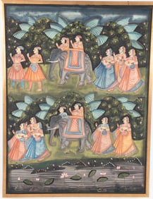 Indian Pichwai Painting on Cloth