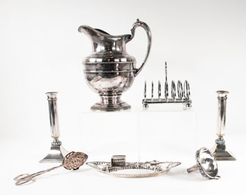 Lot of Various Silverplate Items