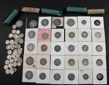U.S. Silver Half Dollars, Quarters and Dimes