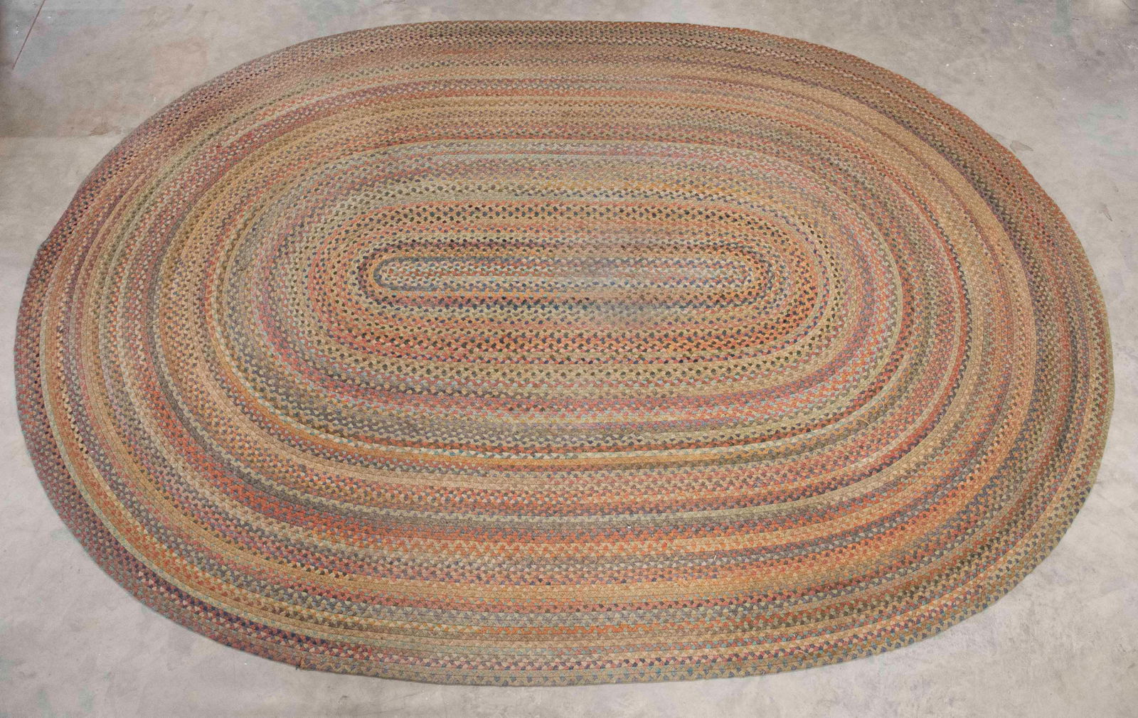 Large Oval Braided Rug, 16'2"L x 11'10"W (1 of 7)