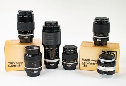 Six Nikkor Lenses