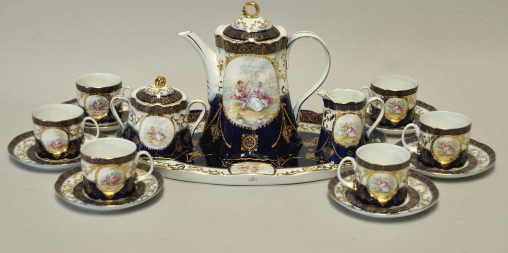 16Piece Limoges China Tea Set