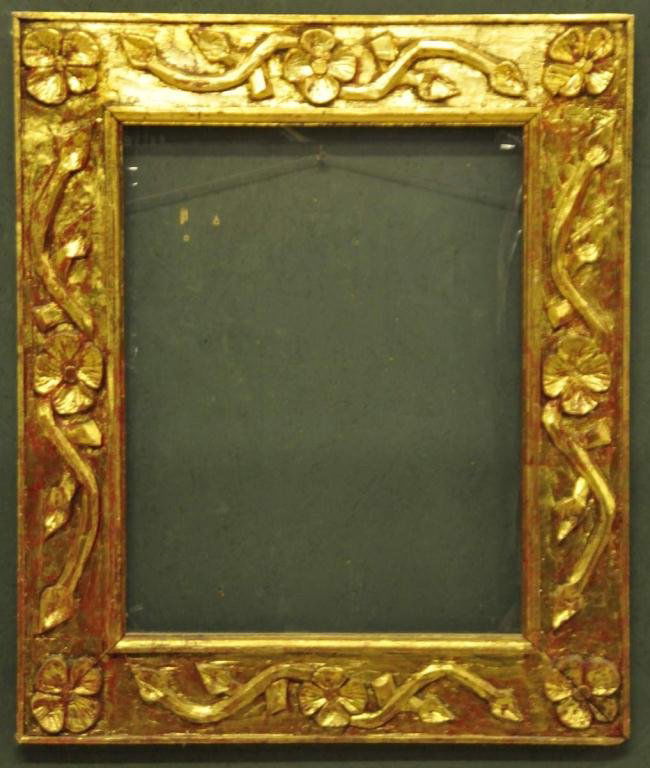 Hand Carved and Gilded Wood Frame