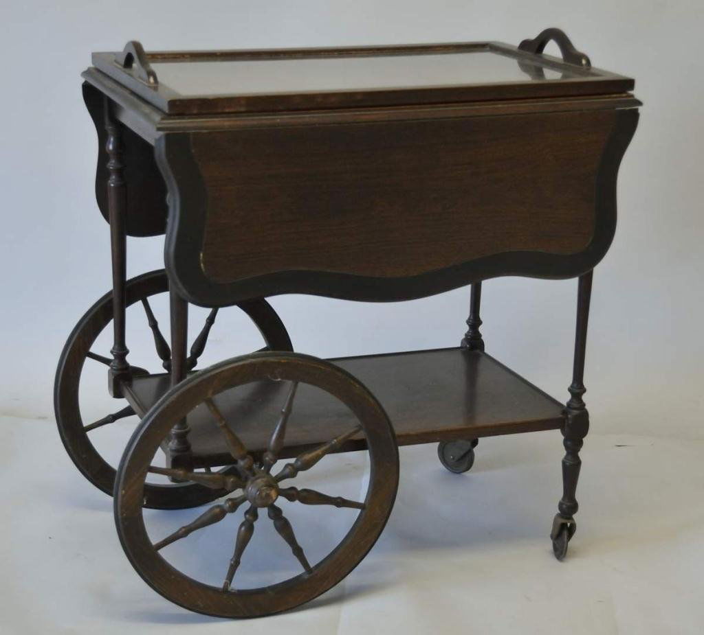 Mahogany Tea Cart