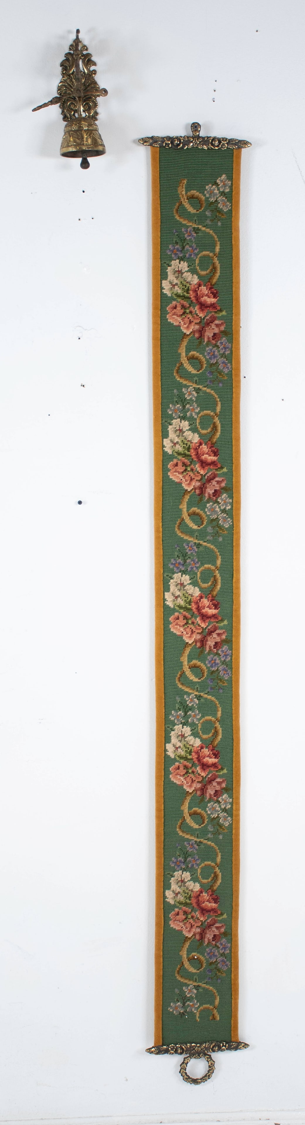 Needlepoint Bell Pull with Brass Sanctuary Bell (1 of 11)