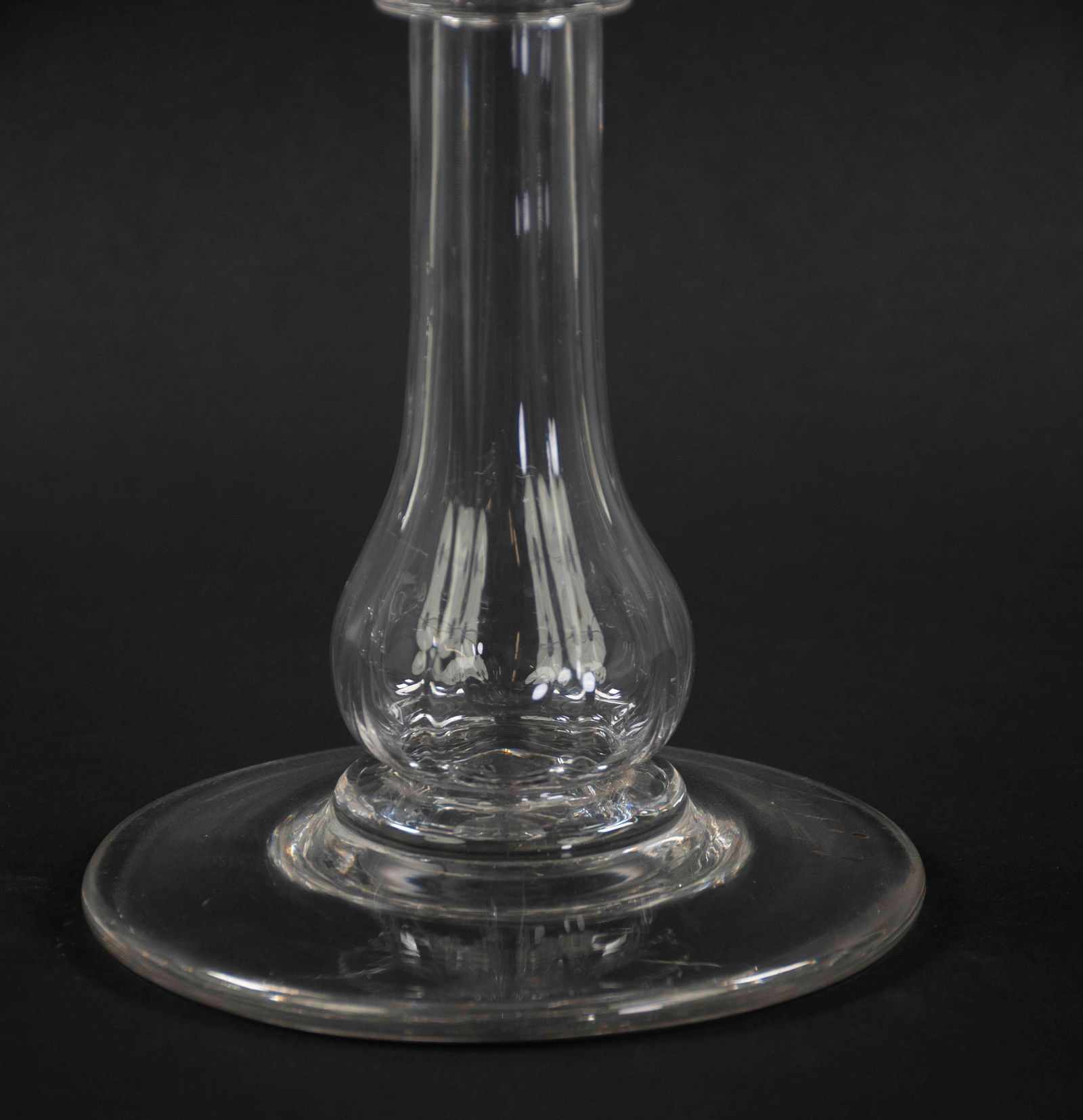 Large Blown & Pattern-Molded Cake Stand - 2