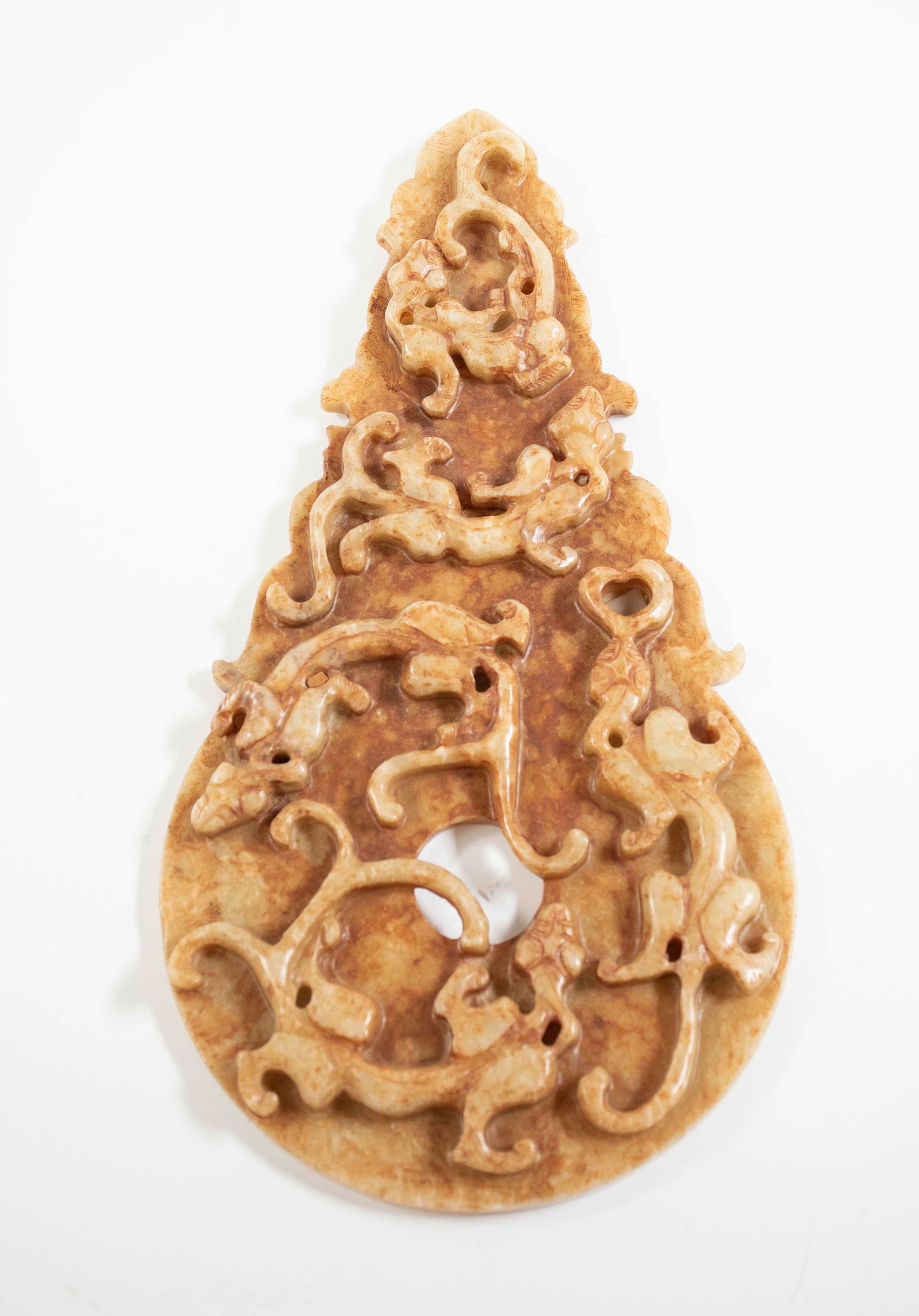 Two Chinese Jade Plaques - 7