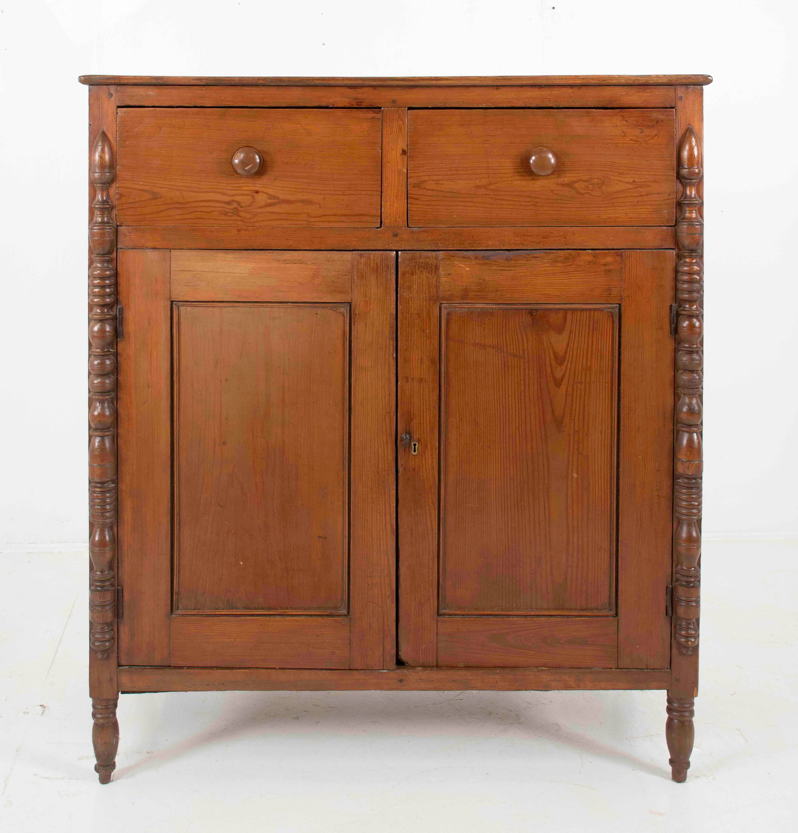 19th C. American Cherry Jelly Cupboard (1 of 12)