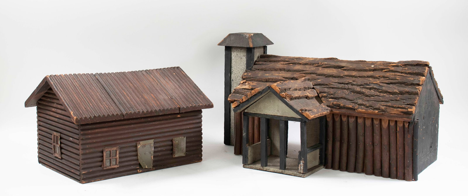 Folk Art Log Cabin and Building (1 of 12)