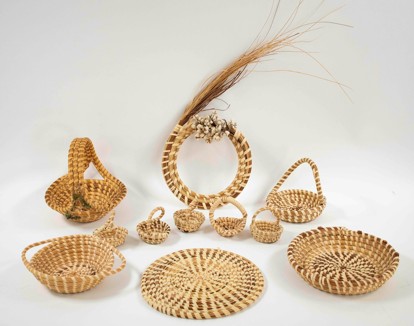 11 S. Carolina Sweetgrass Miniature Baskets, Etc. (1 of 16)