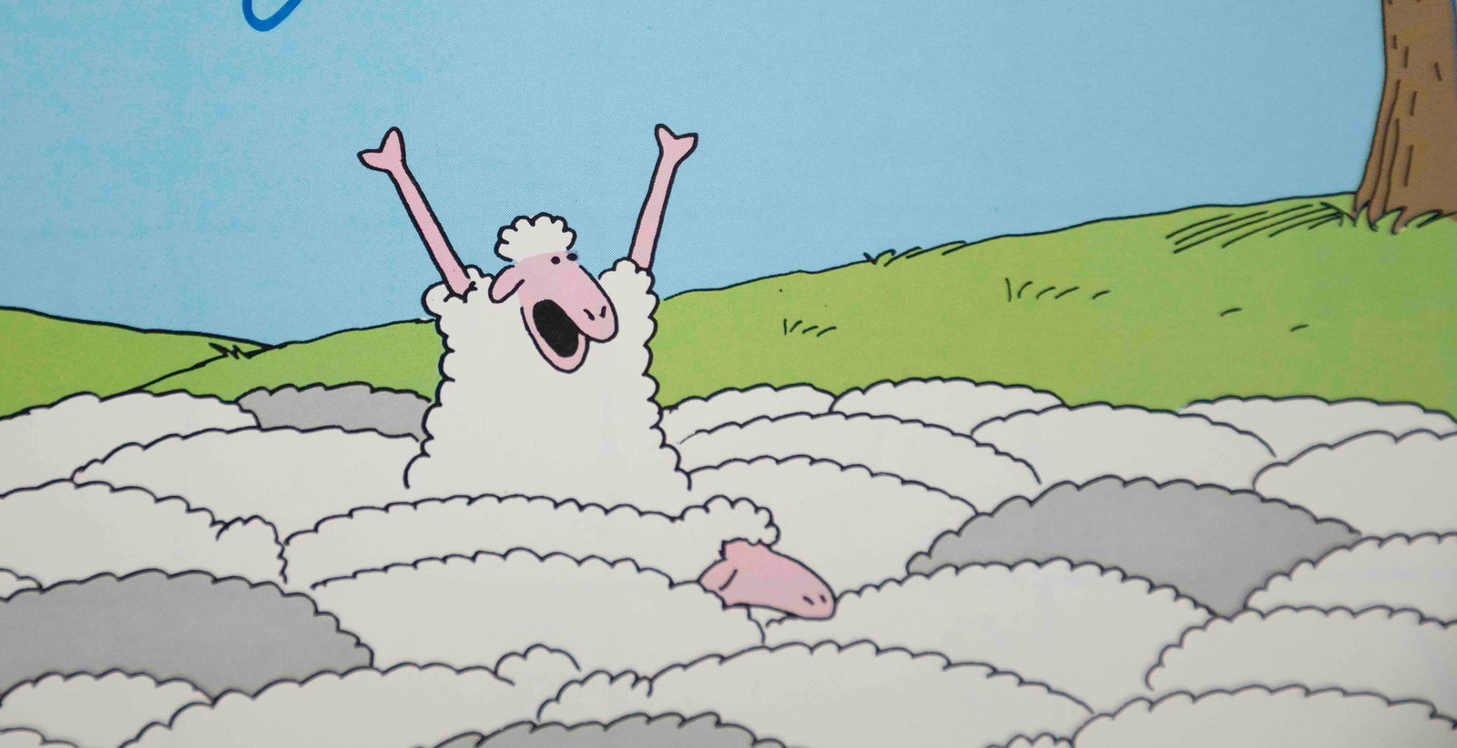 Gary Larson Signed Far Side Comic Print - 3