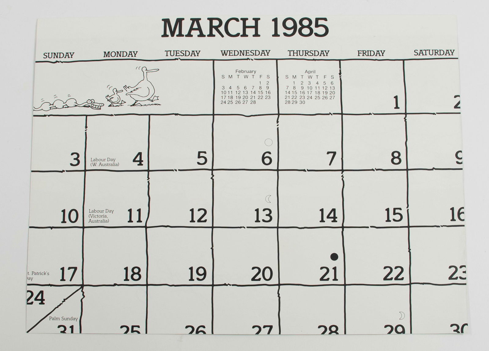 Gary Larson Signed Far Side Comic Print - 4