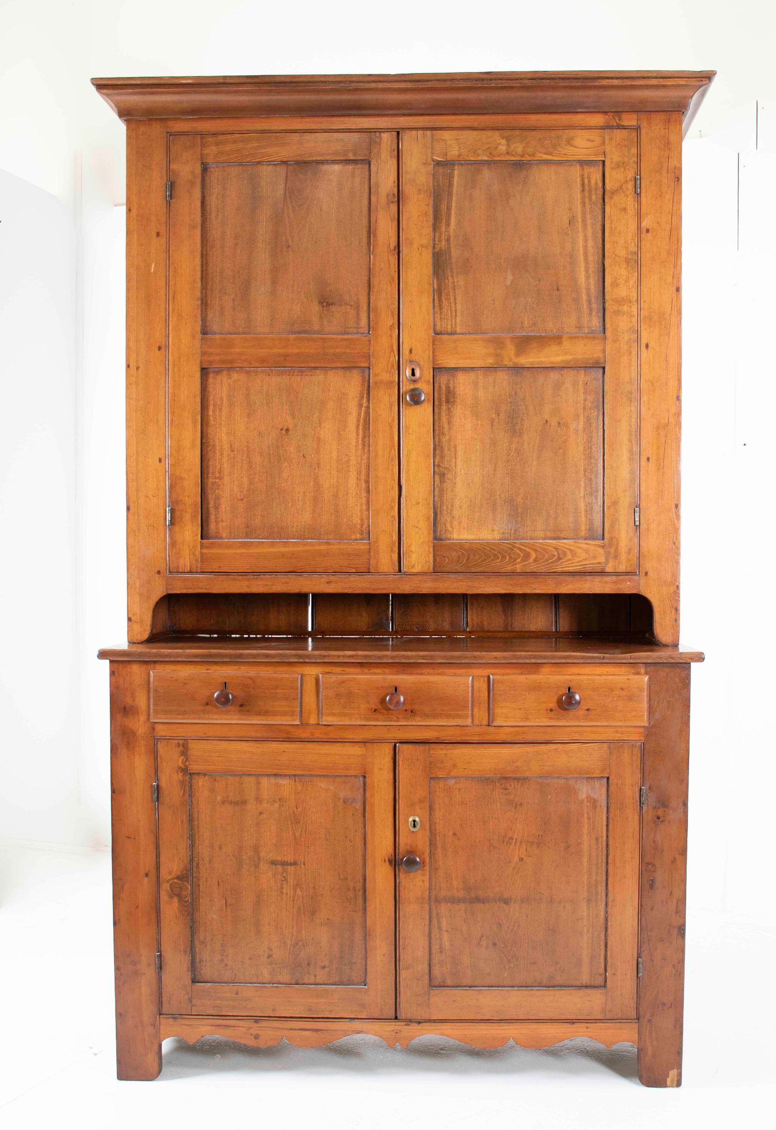 American Cherry Step Back Cupboard (1 of 17)