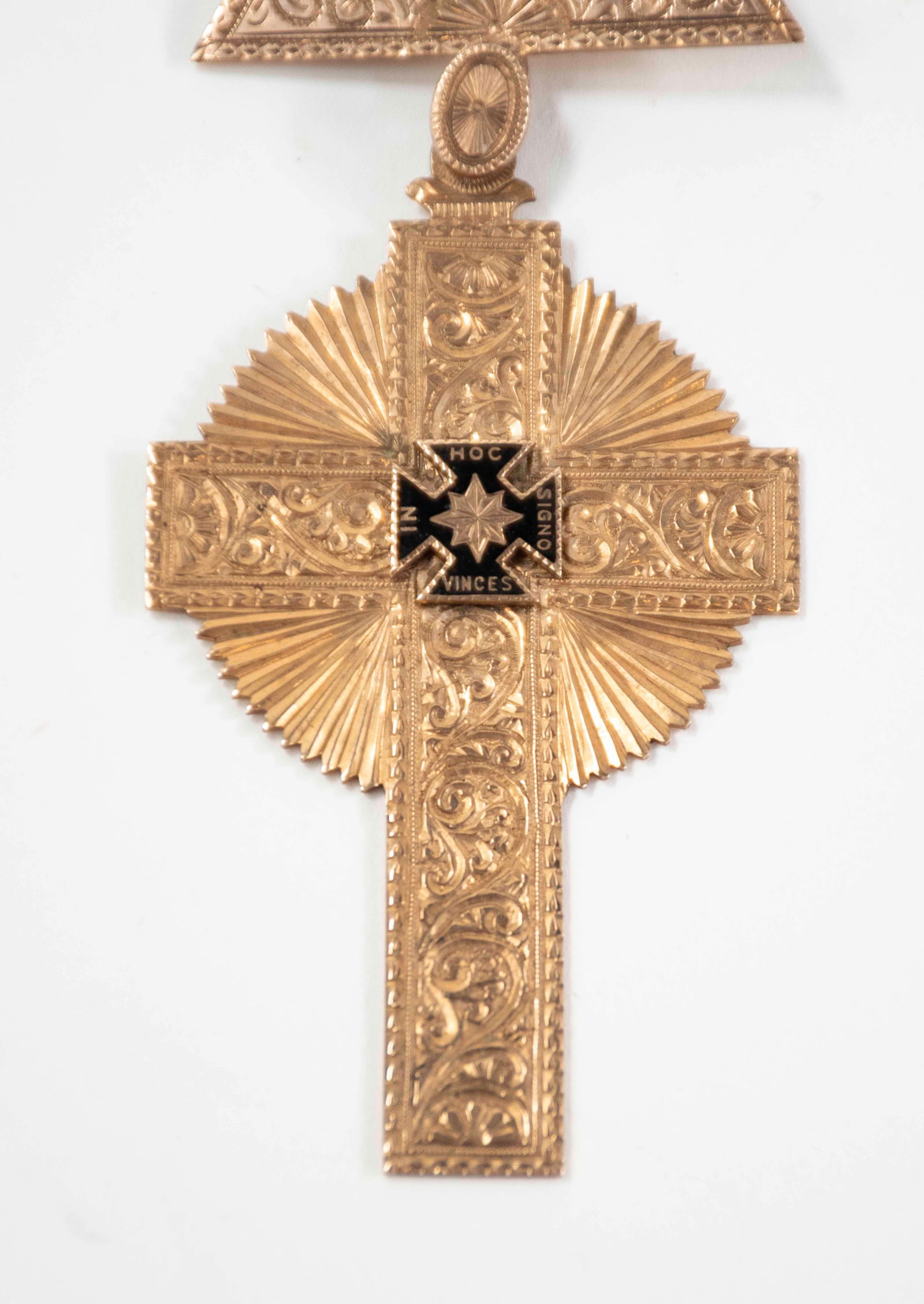 10K Masonic Commandery Medal - 2