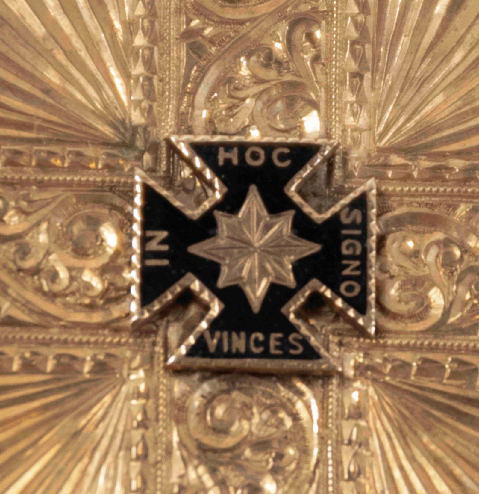 10K Masonic Commandery Medal - 4