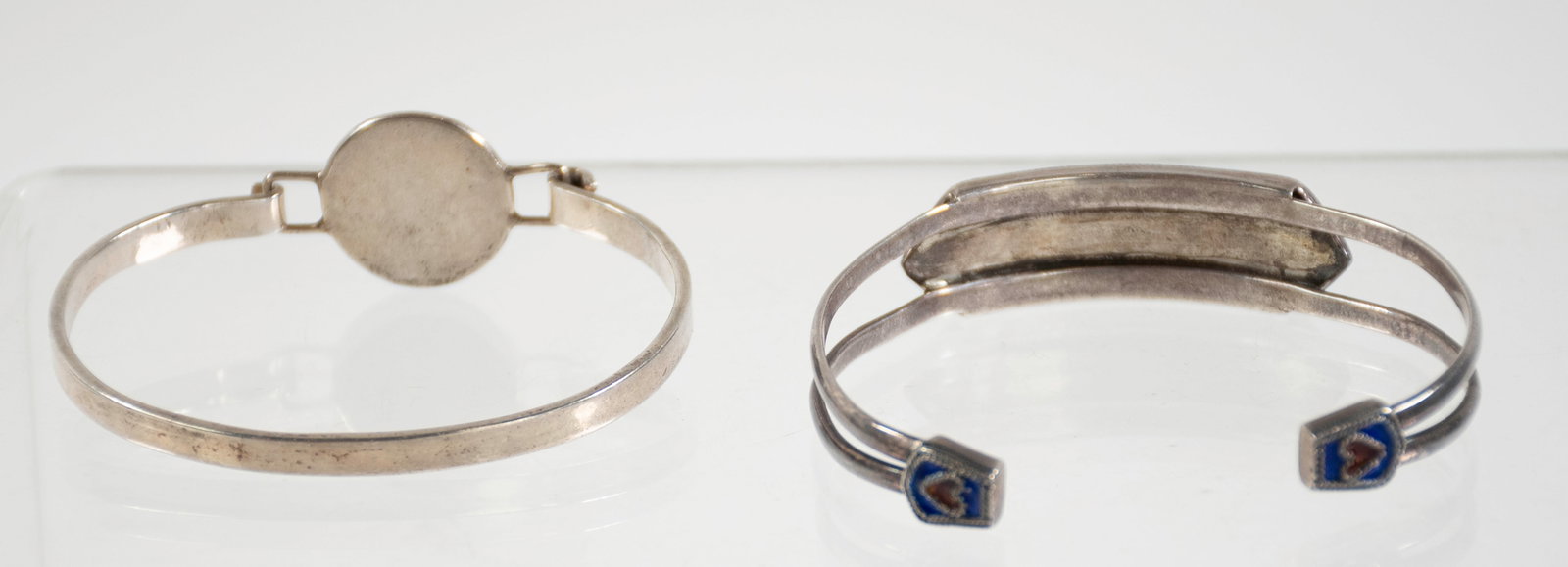 Five Sterling Silver Bracelets - 10