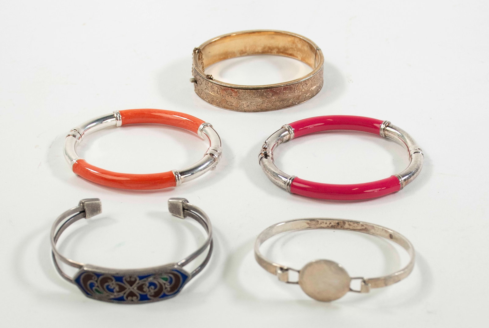 Five Sterling Silver Bracelets (1 of 10)