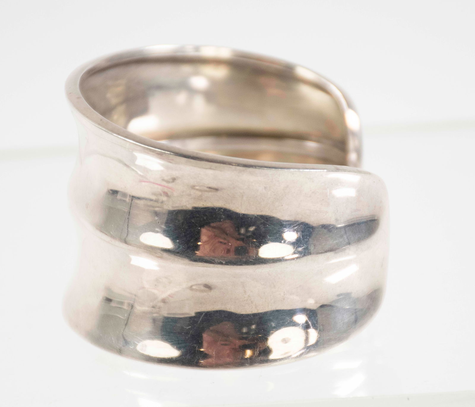 Three Sterling Silver Cuff Bracelets - 3