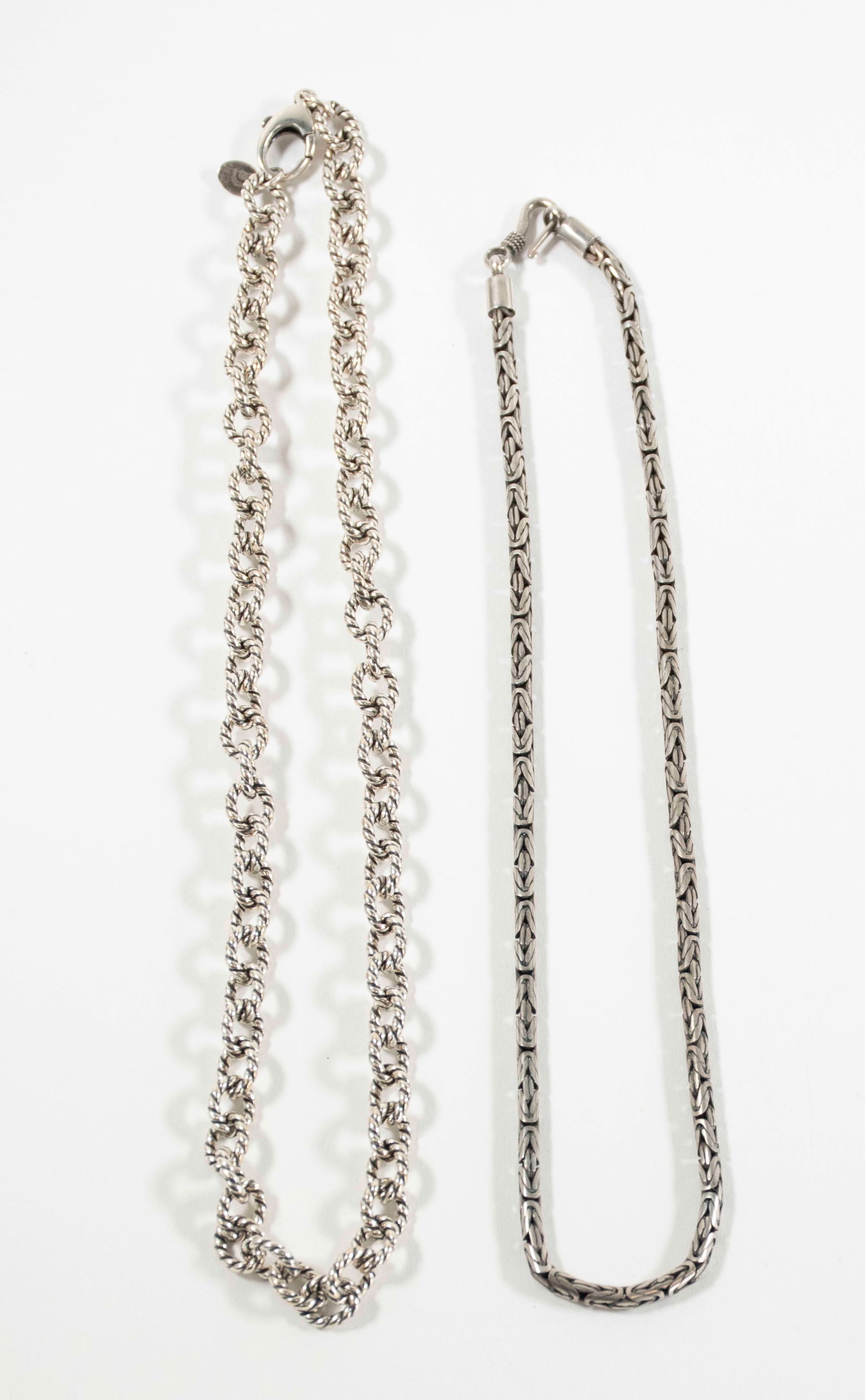 19 Various Sterling Silver Chains - 9