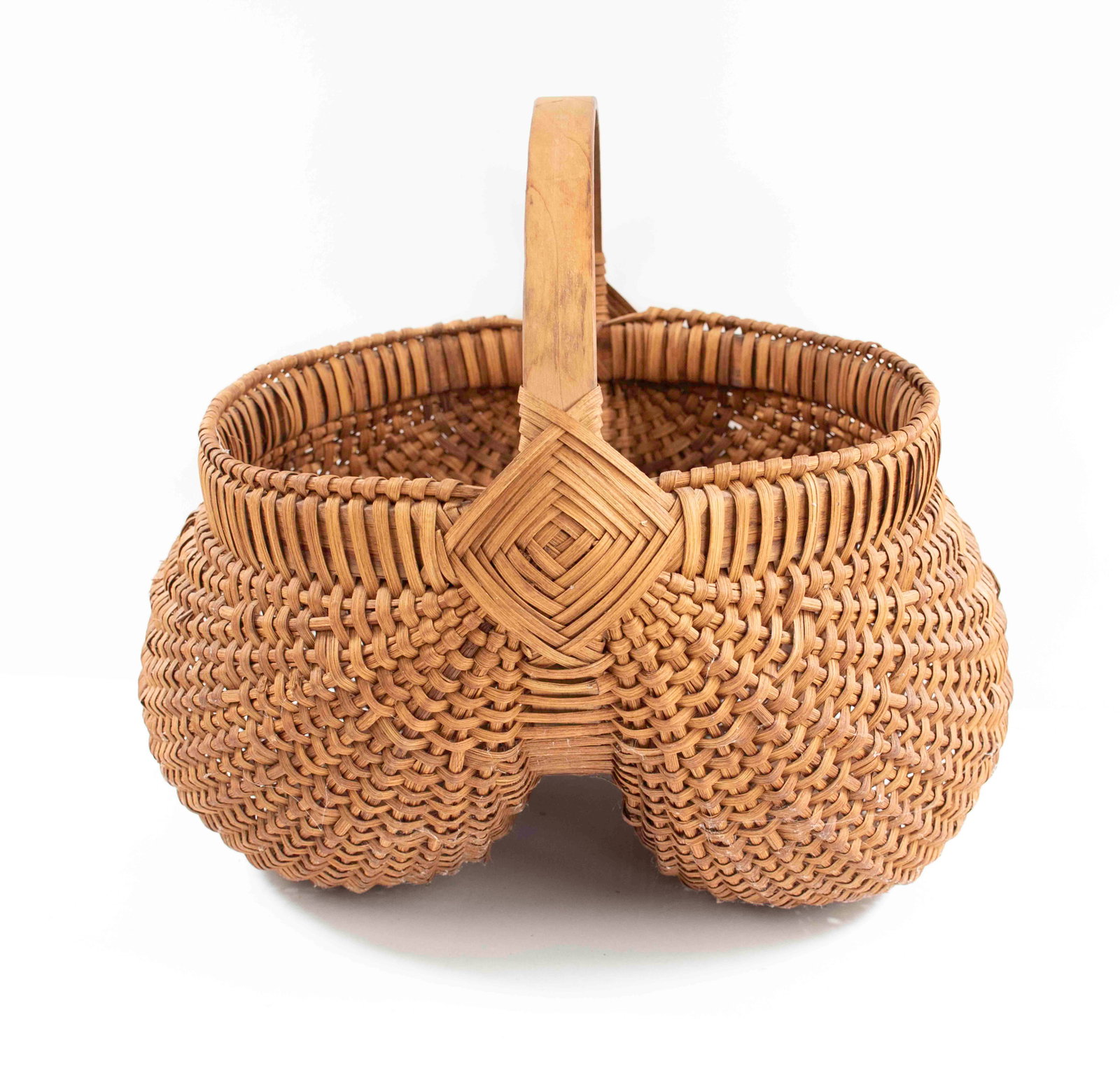 Southern Split Oak Buttocks Basket (1 of 5)