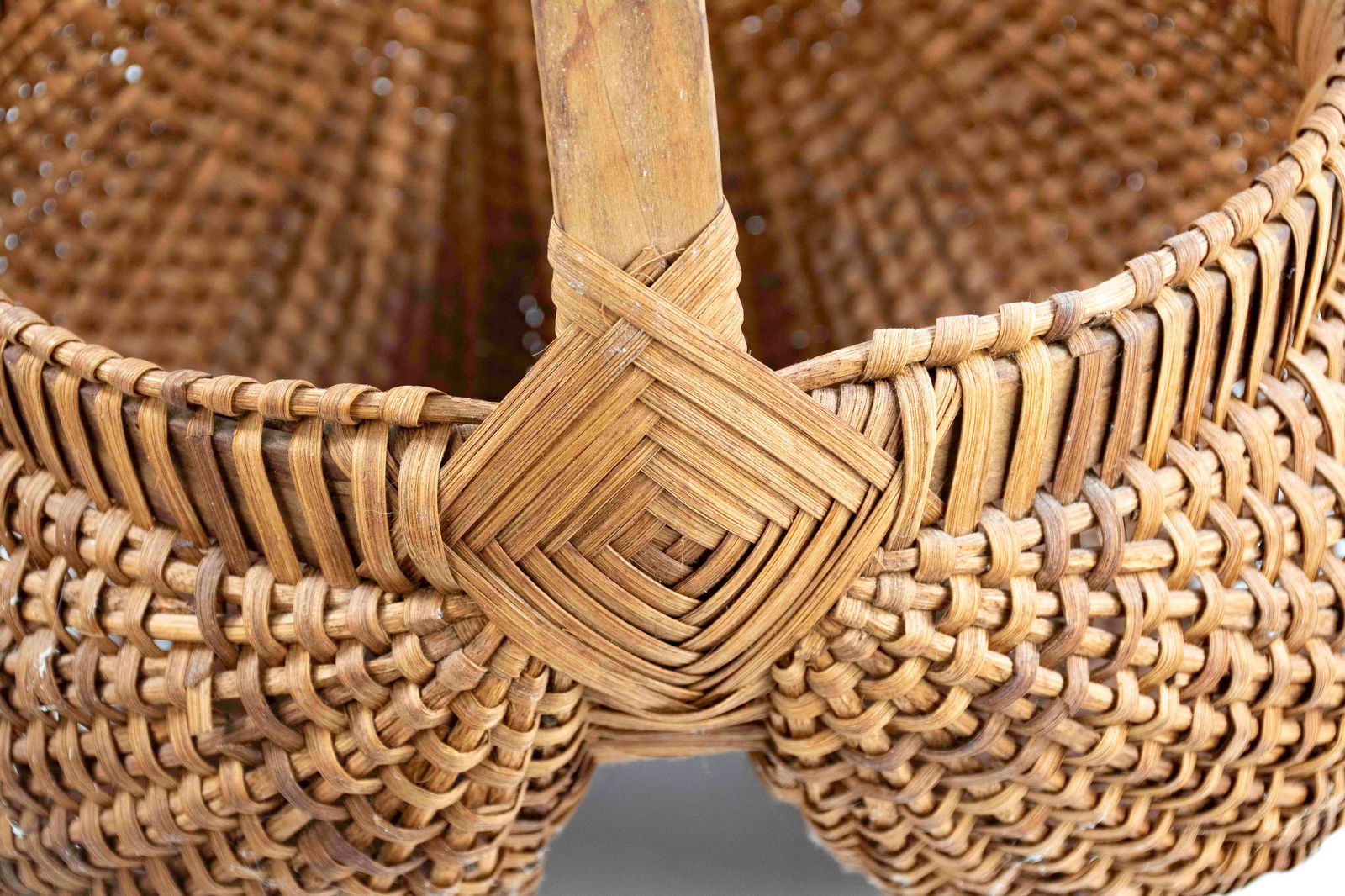 Southern Split Oak Buttocks Basket - 4