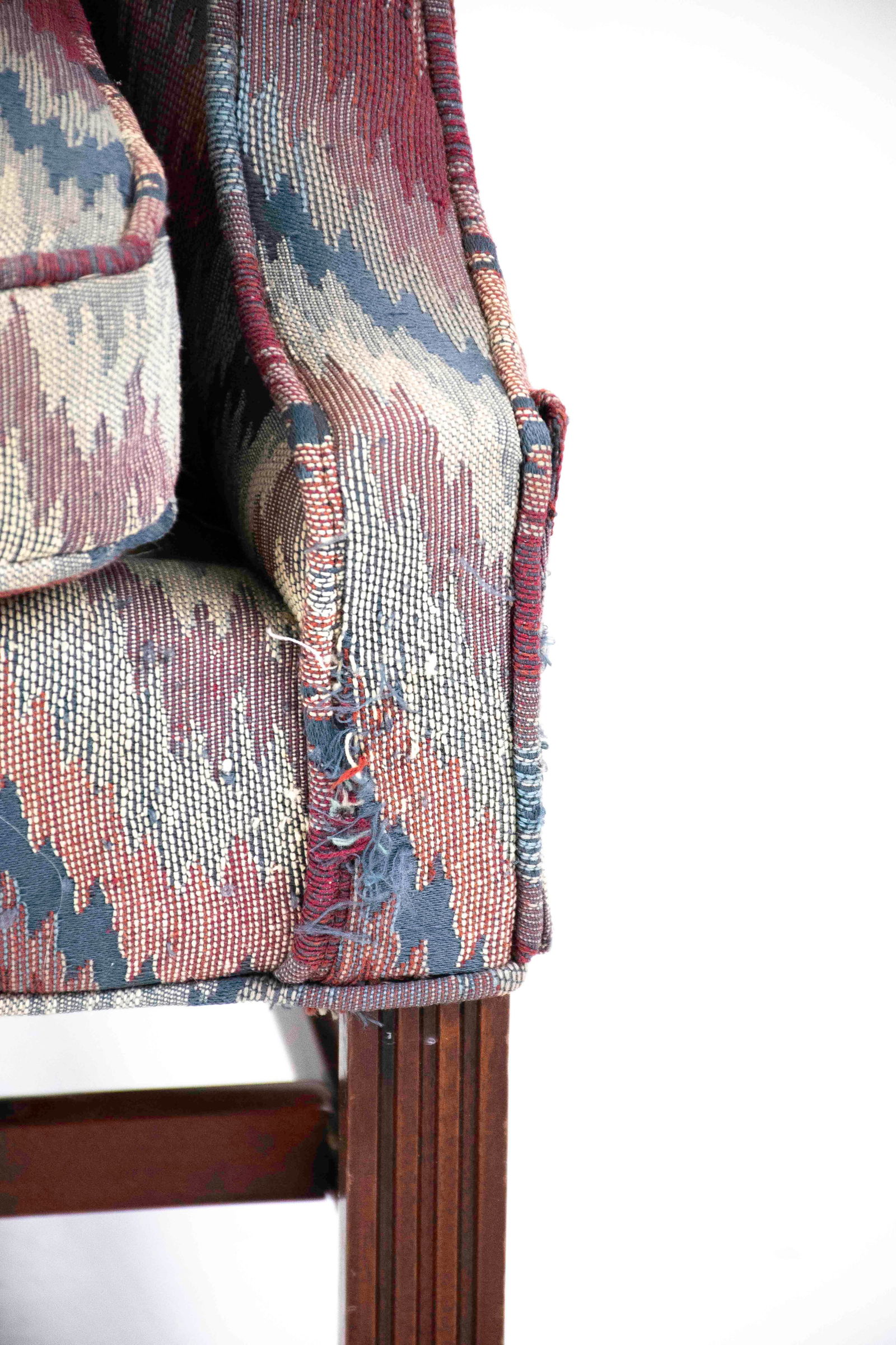 Chippendale Style Camel Back Sofa - 5