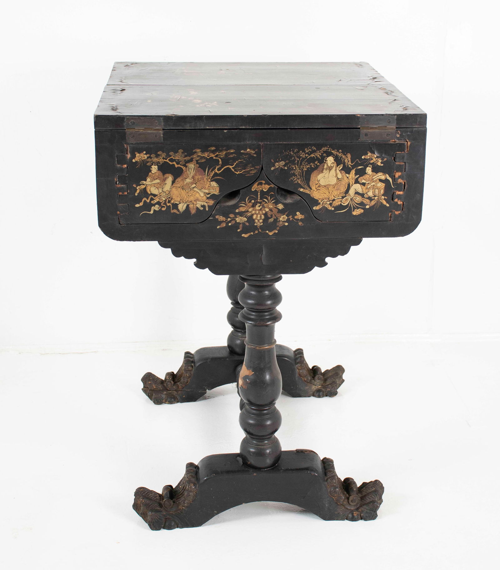 Chinese Export Lacquer Game Table - 5