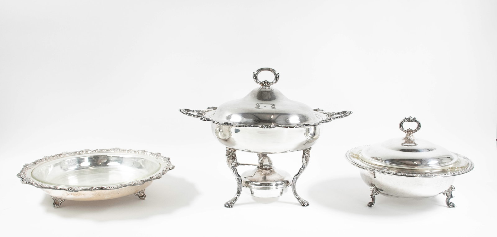 Three Silverplate Serving Pieces (1 of 7)