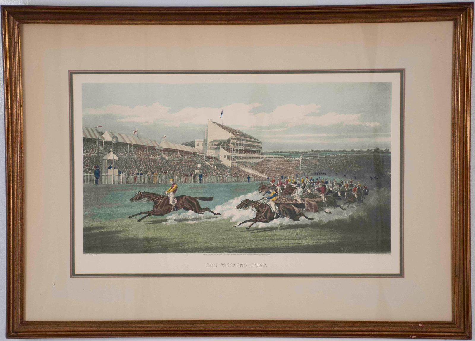 Framed Horse Racing Print after Henry Alken Jr. (1 of 5)