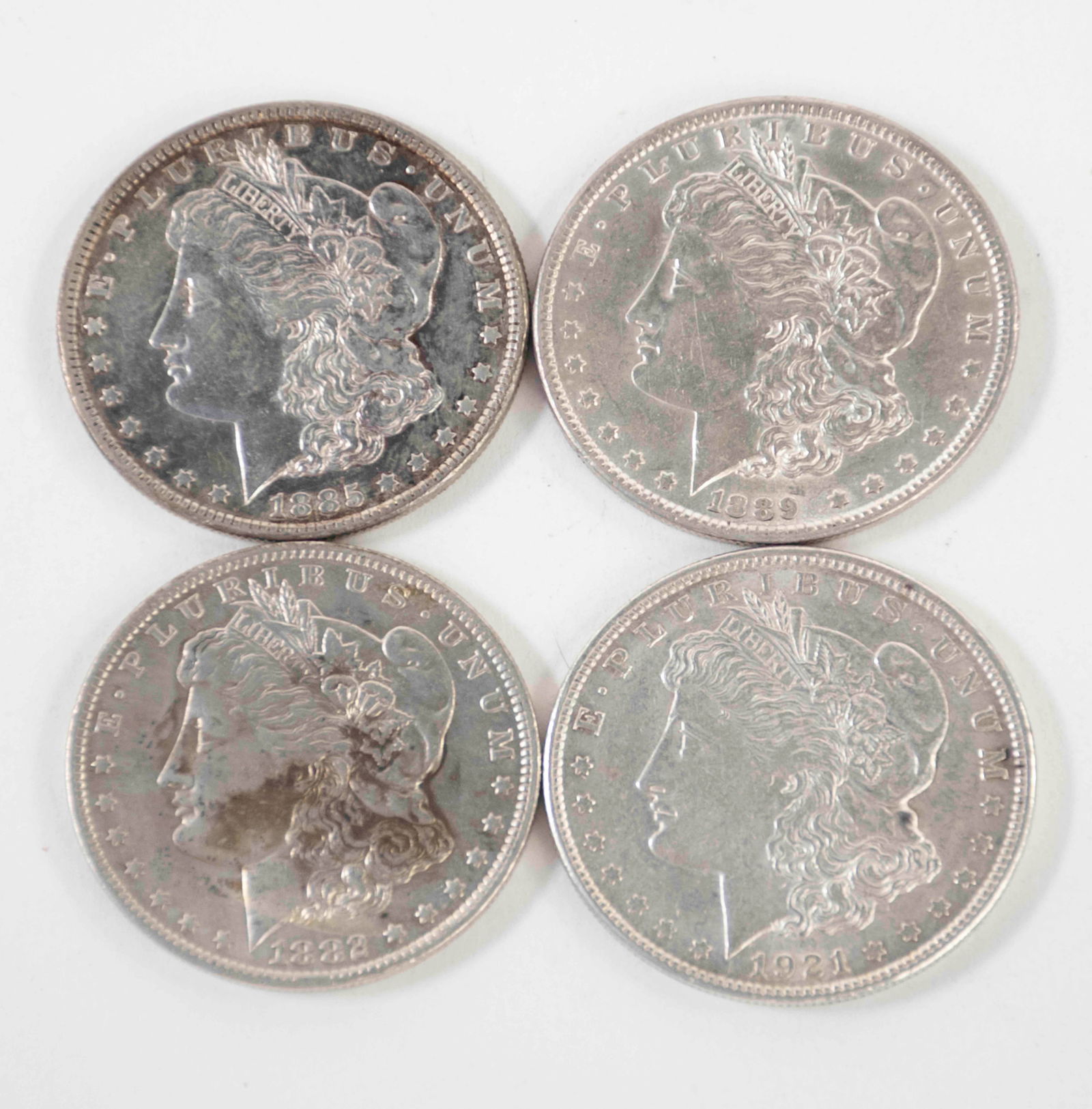 Twelve Silver Morgan Dollars - 2