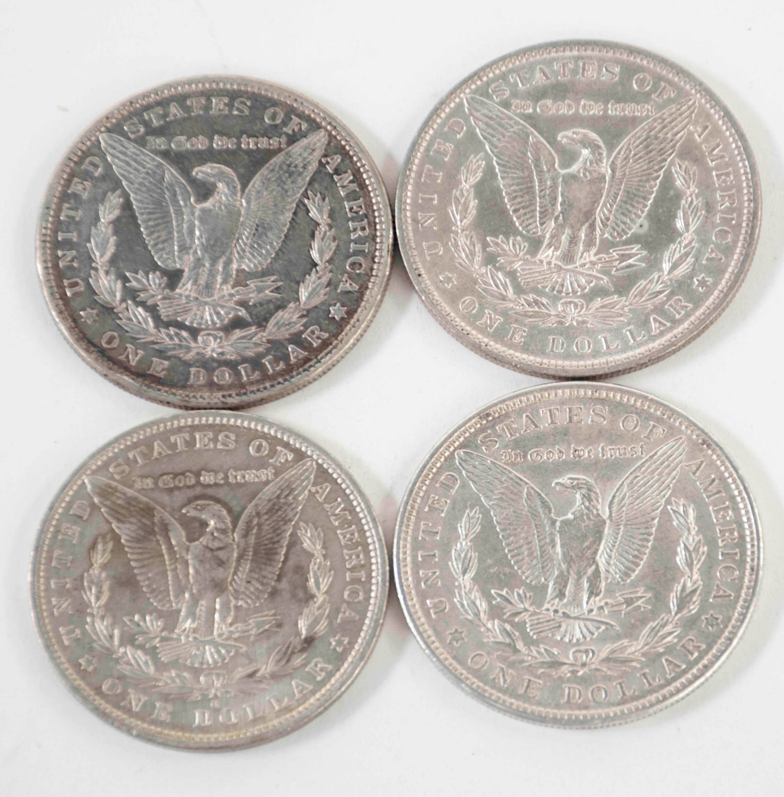 Twelve Silver Morgan Dollars - 3