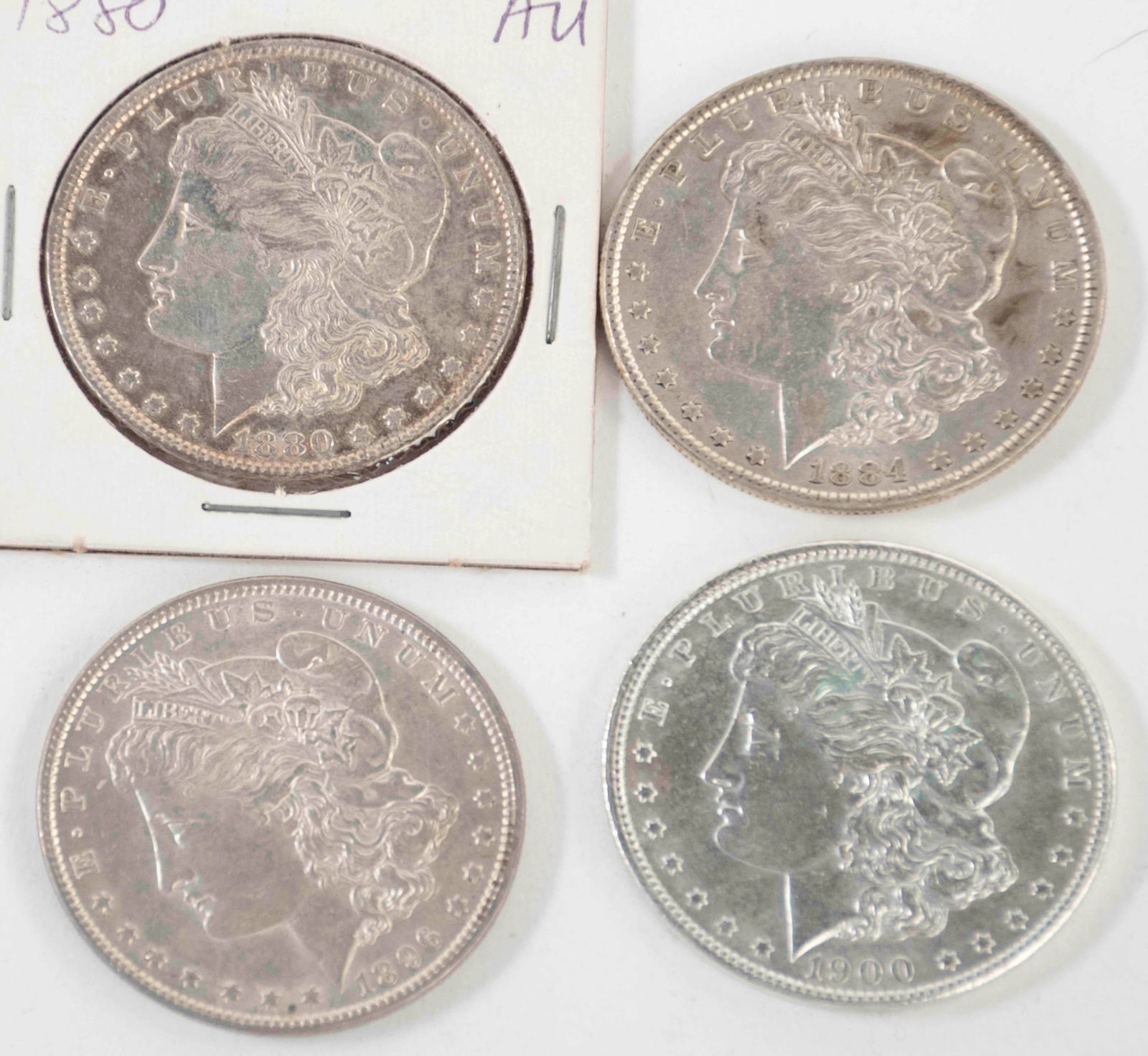 Twelve Silver Morgan Dollars - 4