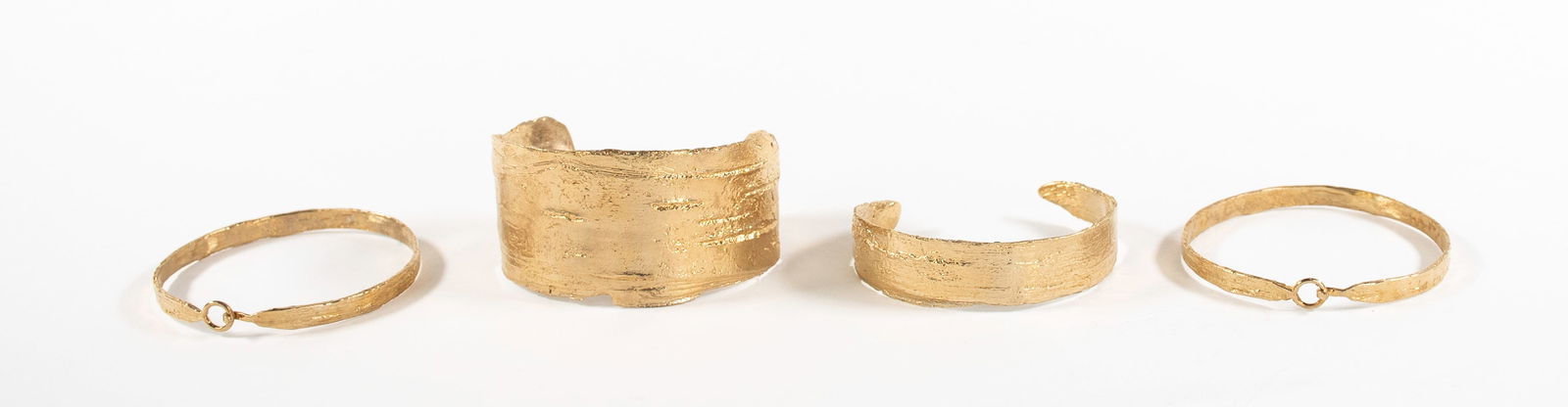 Mary Frances Maker, Gold Brass Bracelets (1 of 11)