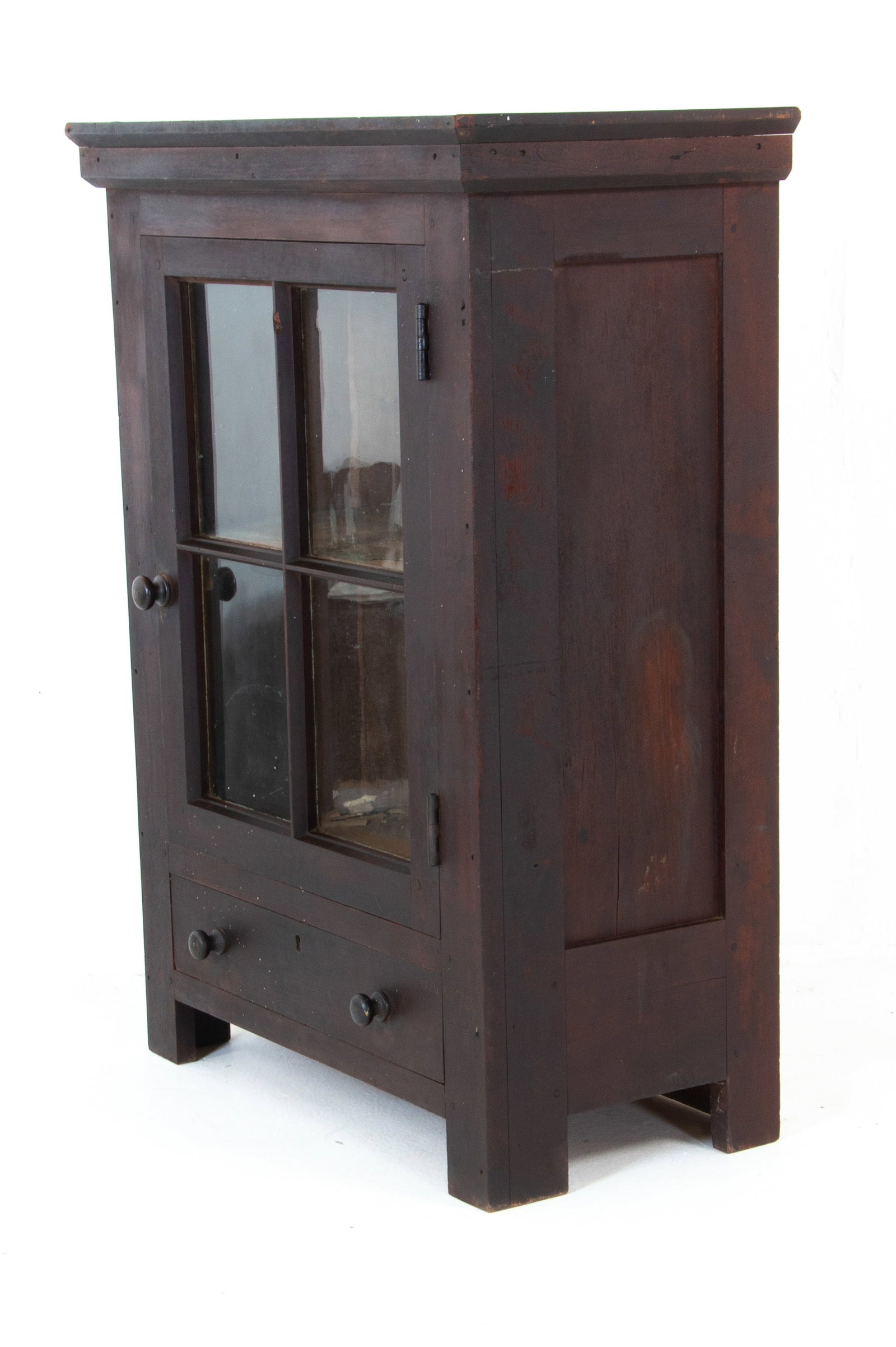 19th C. Walnut Table Top Cabinet - 2
