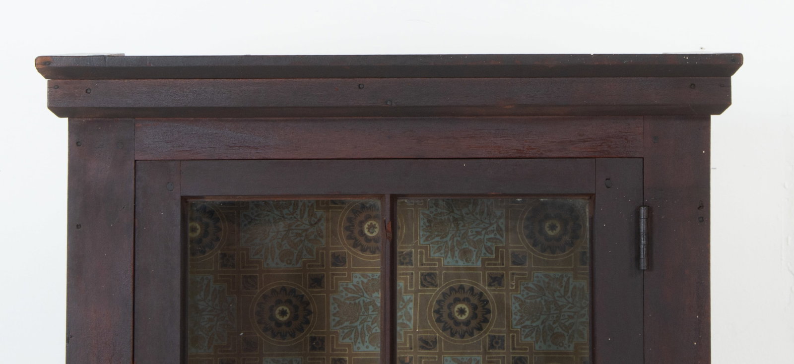 19th C. Walnut Table Top Cabinet - 7