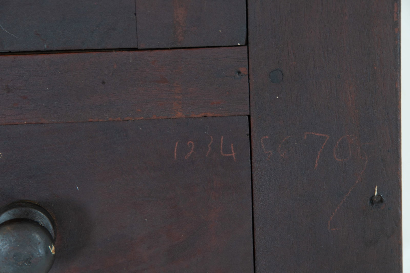 19th C. Walnut Table Top Cabinet - 9