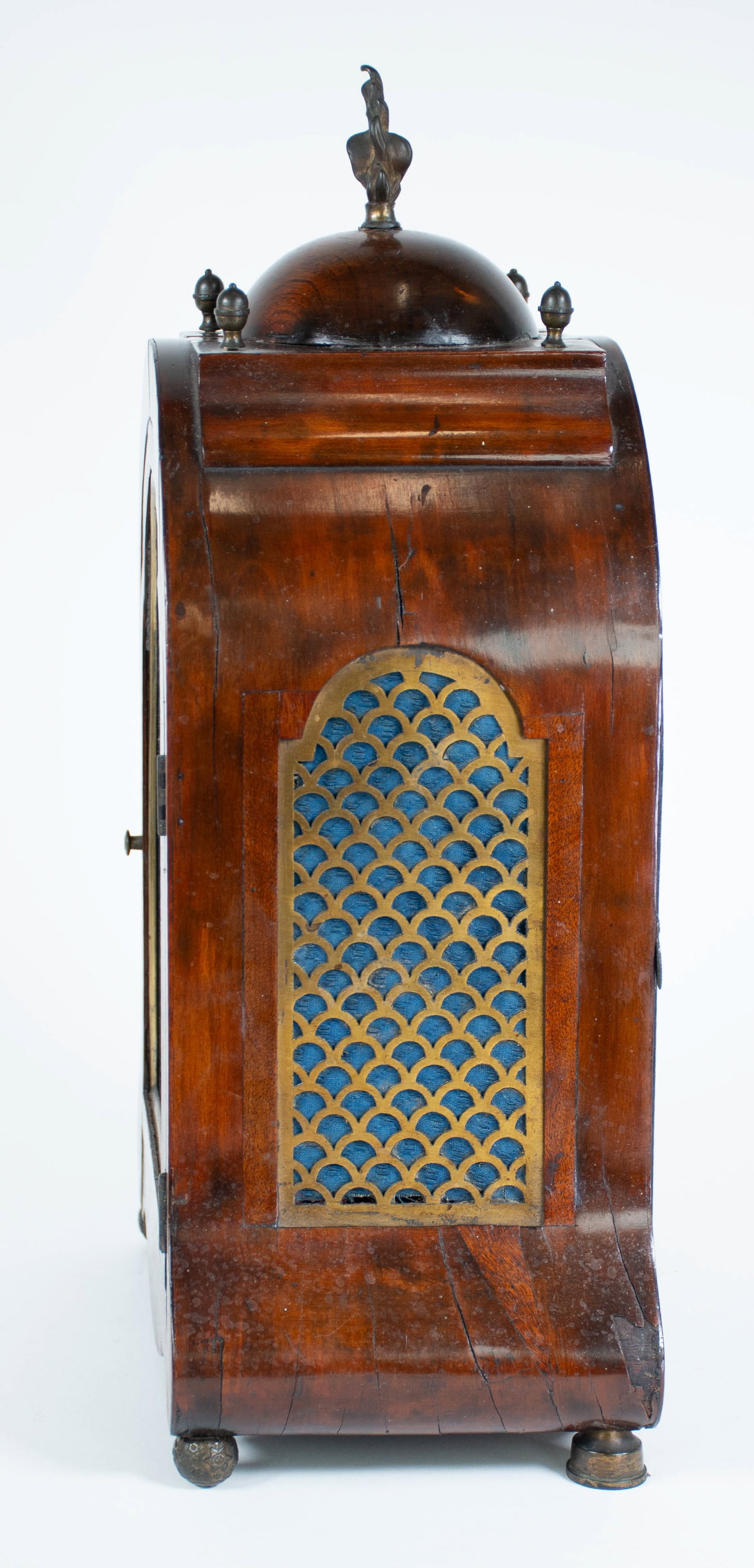 Late Georgian Mahogany Bracket Clock - 2