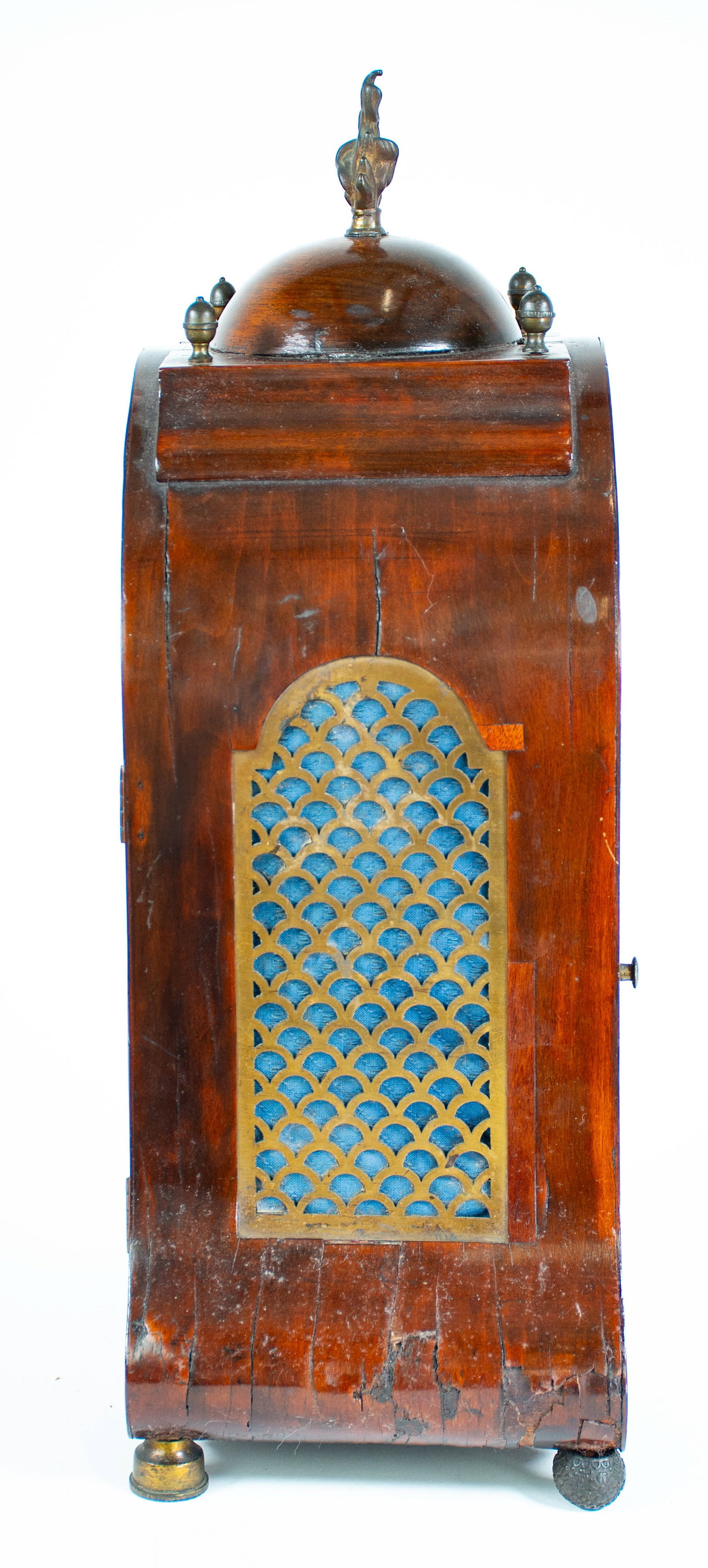 Late Georgian Mahogany Bracket Clock - 4
