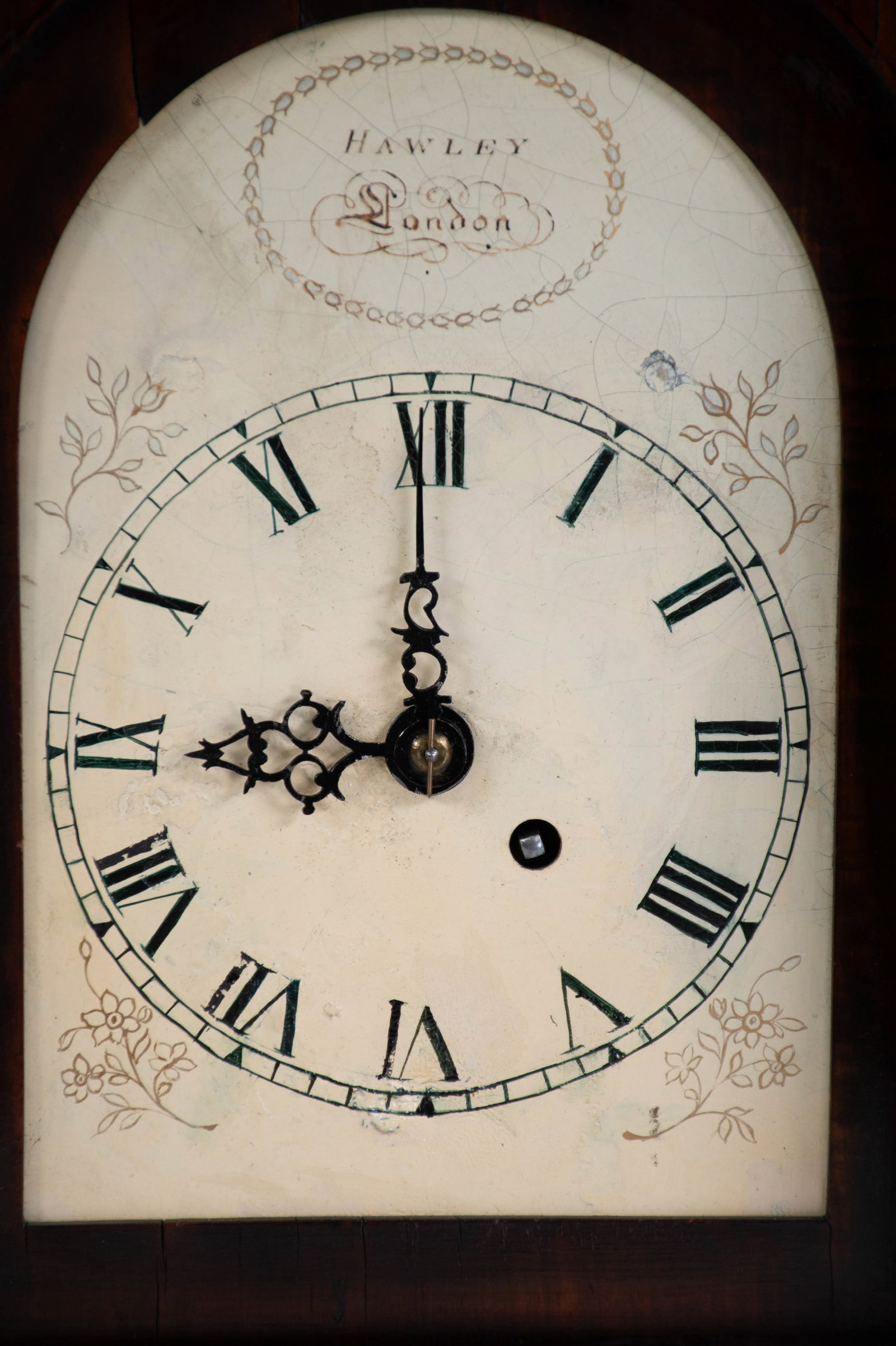 Late Georgian Mahogany Bracket Clock - 7