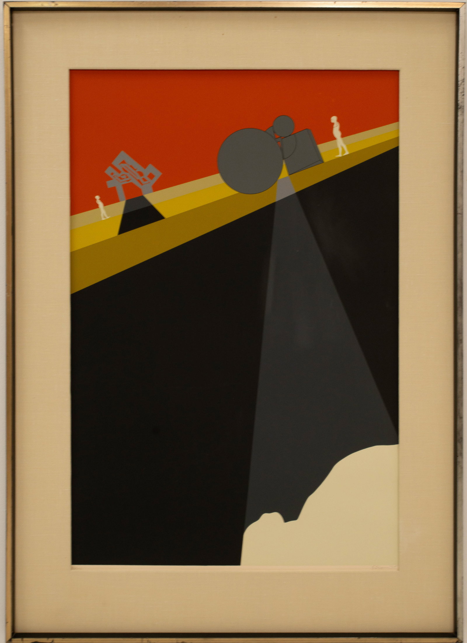 Ernest Trova, Series Seventy-Five, Screenprint: Qualifies for in-house shipping---Ernest Trova (American, 1927-2009), Series Seventy-Five (Print Two), 1975, screenprint; numbered in pencil lower left "41 / 150", signed and dated 75 in pencil lower 