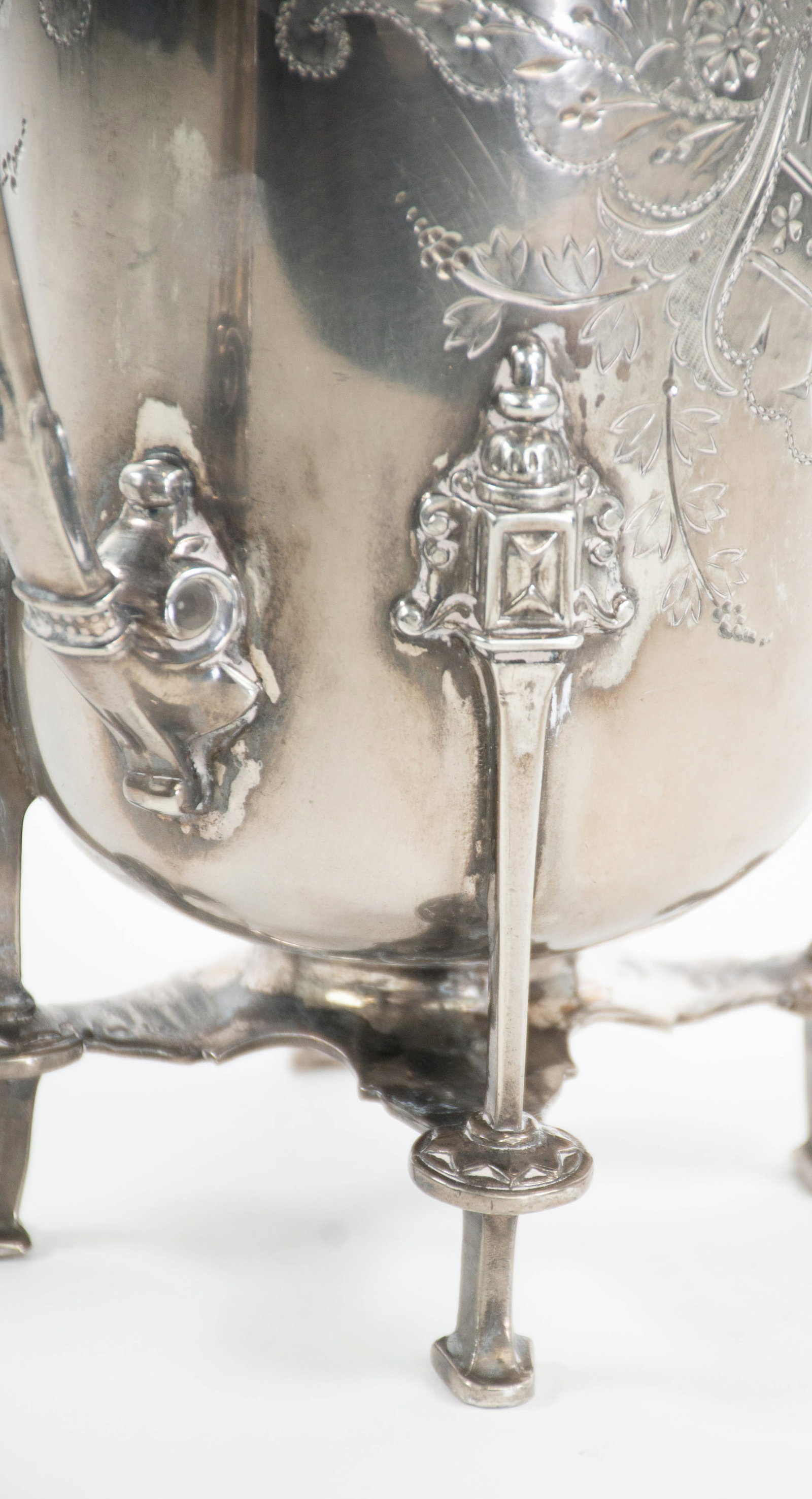 Aesthetic Movement Silver Plate Tea Service - 5