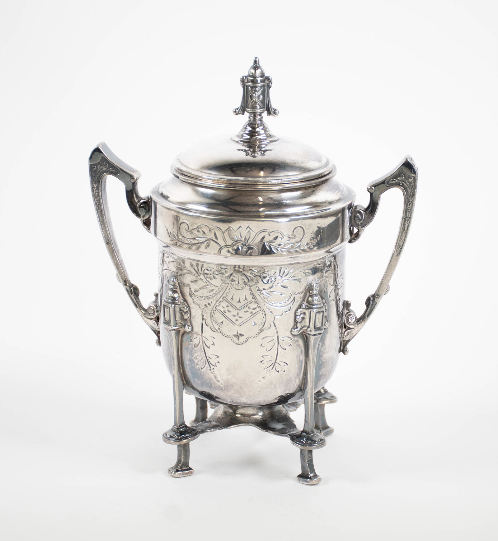 Aesthetic Movement Silver Plate Tea Service - 6