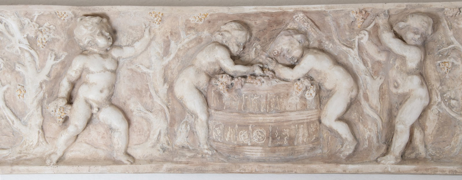 2 Neoclassical Style Cast Plaster Relief Plaques - 5