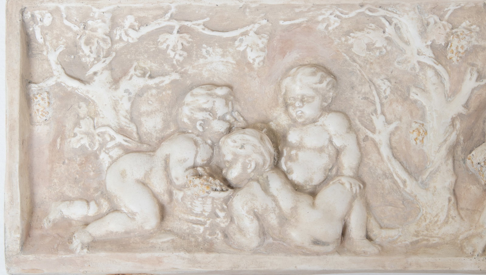 2 Neoclassical Style Cast Plaster Relief Plaques - 6