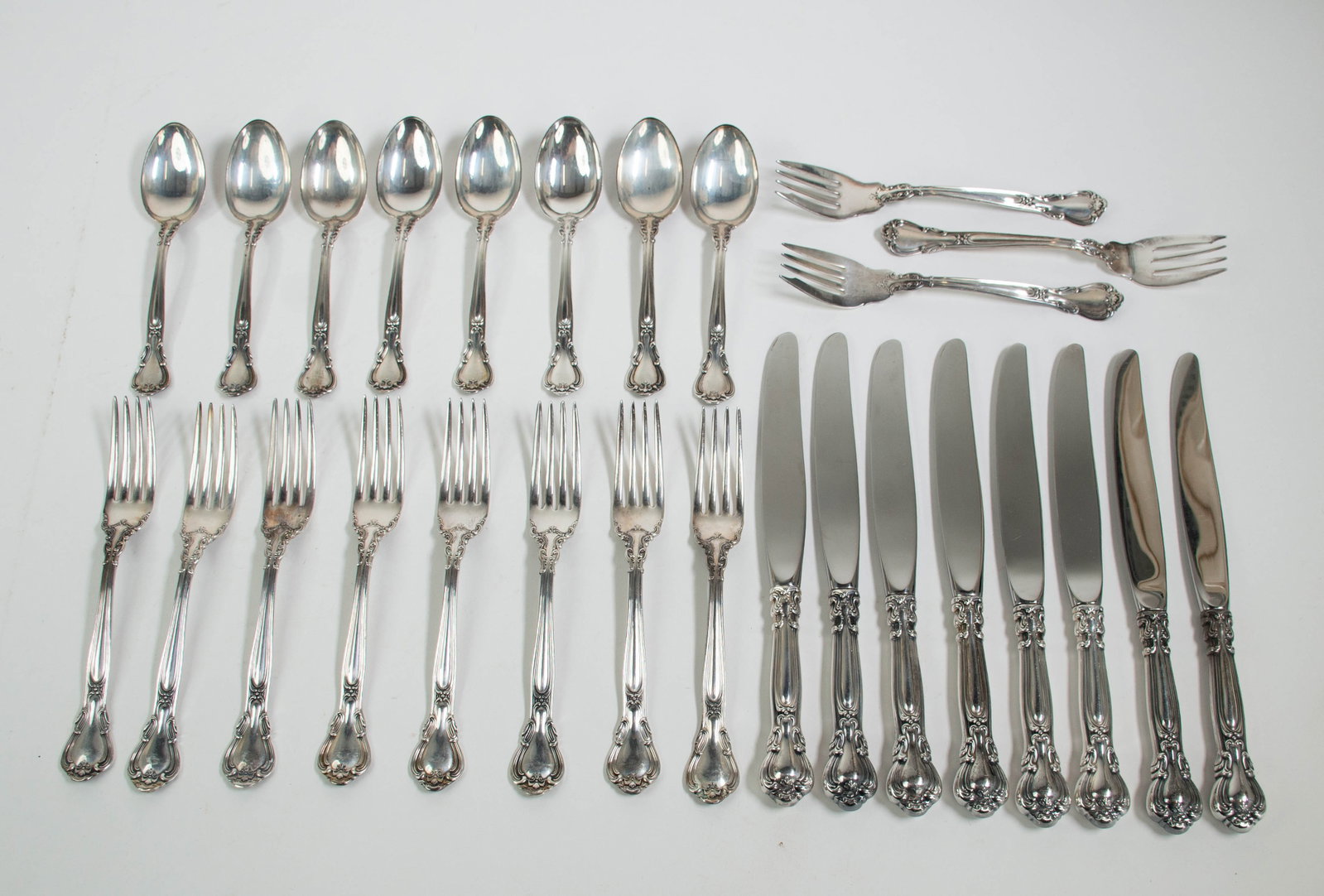 Gorham Chantilly Pattern Sterling Flatware (1 of 5)