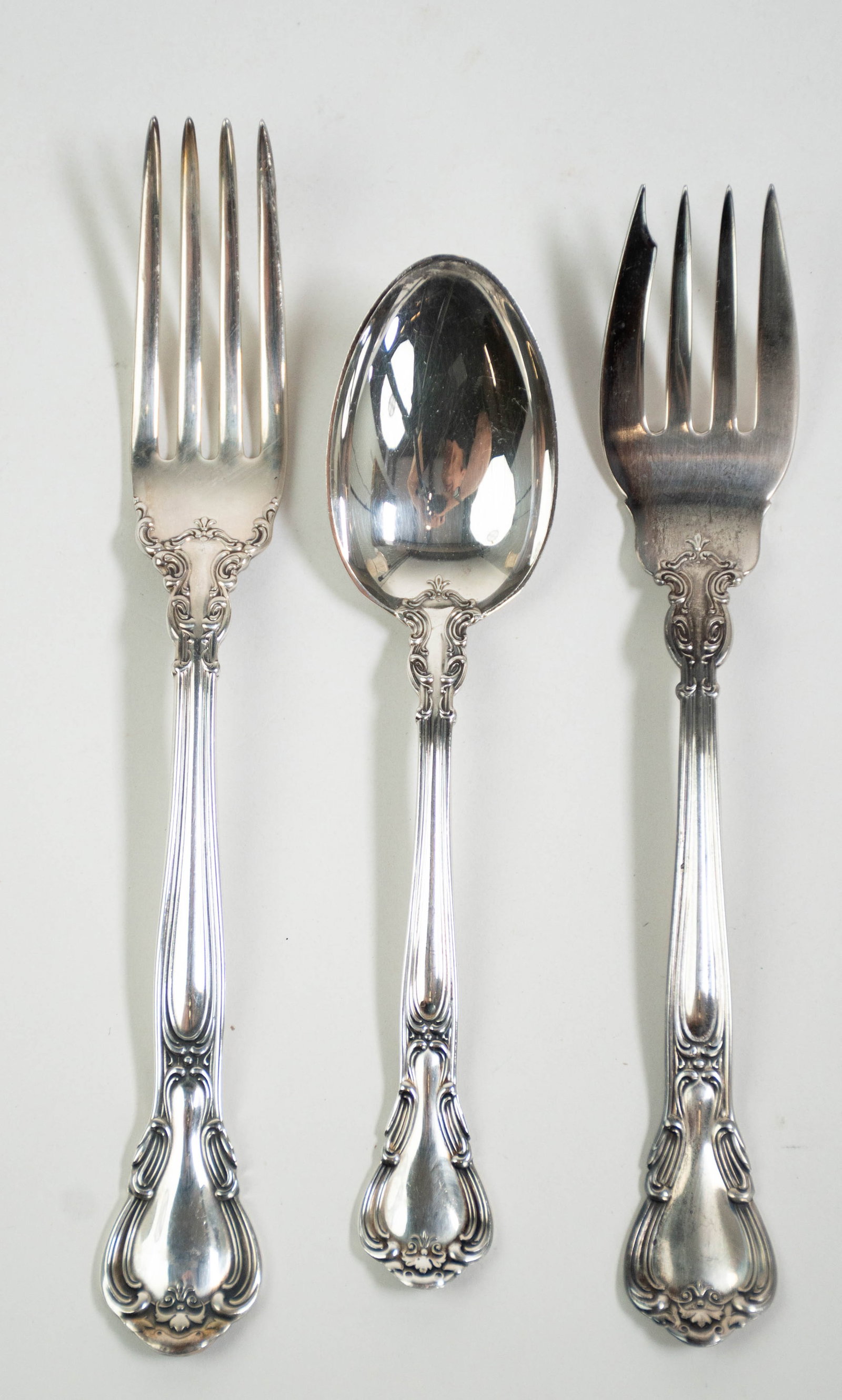 Gorham Chantilly Pattern Sterling Flatware - 2